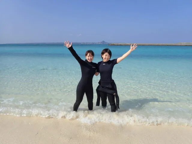 水納島開催ホエールウォッチングツアー