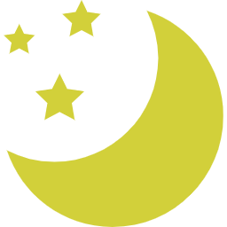 月と星のアイコン
